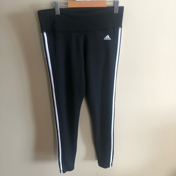 NWOT Adidas climate 3 stripes legging pants
